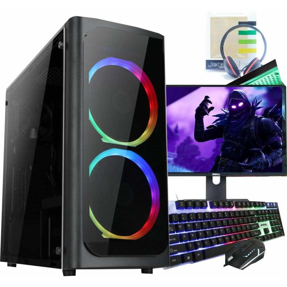 Refurbished (Intel i3 2nd Gen, 8GB DDR 3) ULTRA FAST i3 i5 i7 Desktop Gaming PC 2TB 16GB NVIDIA GTX 1650 